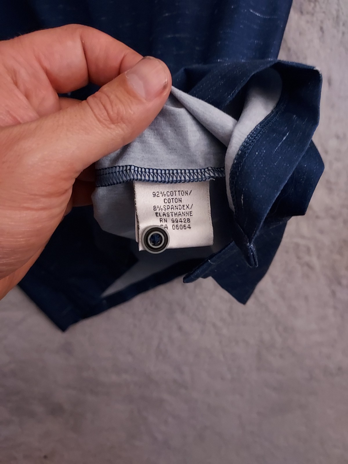 Bugatchi Shirt Mens Extra Large Ooohcotton Tech Band Collar Henley Performance gallery