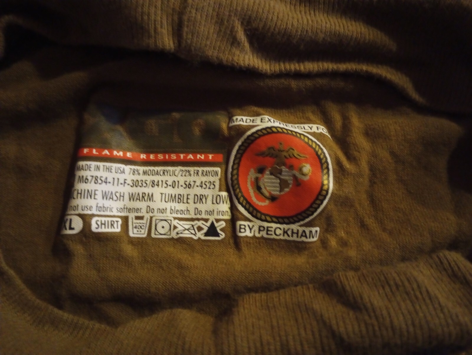 MILITARY ISSUE MARINE CORPS FROG COMBAT SHIRT BASE LAYER XGO PECKHAM NEW XL SIZE gallery