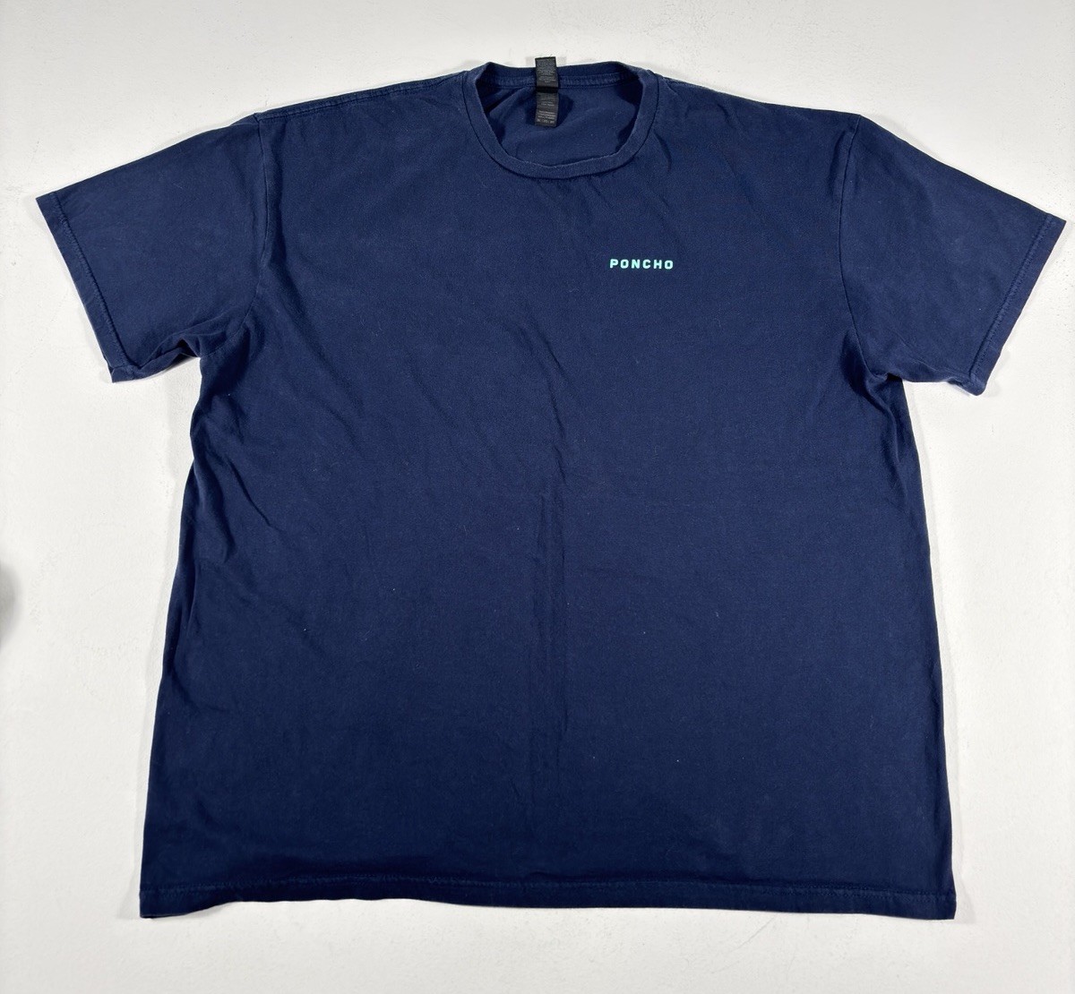 Poncho Outdoors T Shirt Mens 2XL Blue Short Sleeve Fishing Graphic Tee gallery