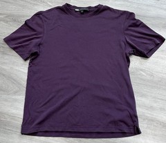 Robert Barakett Montreal Men’s Pima Cotton T-Shirt Plum Purple Size S Small
