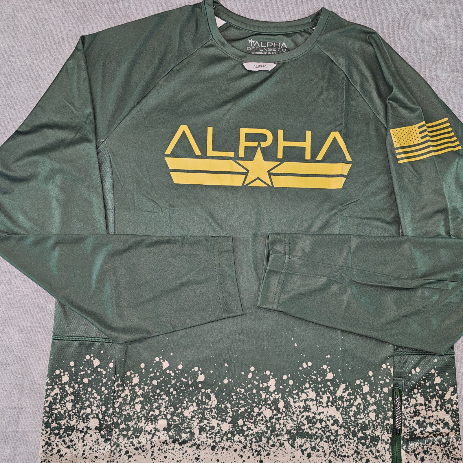 Tactical Performance SA Co. USA / Alpha Large Long Sleeve Shirt Green Salute New gallery