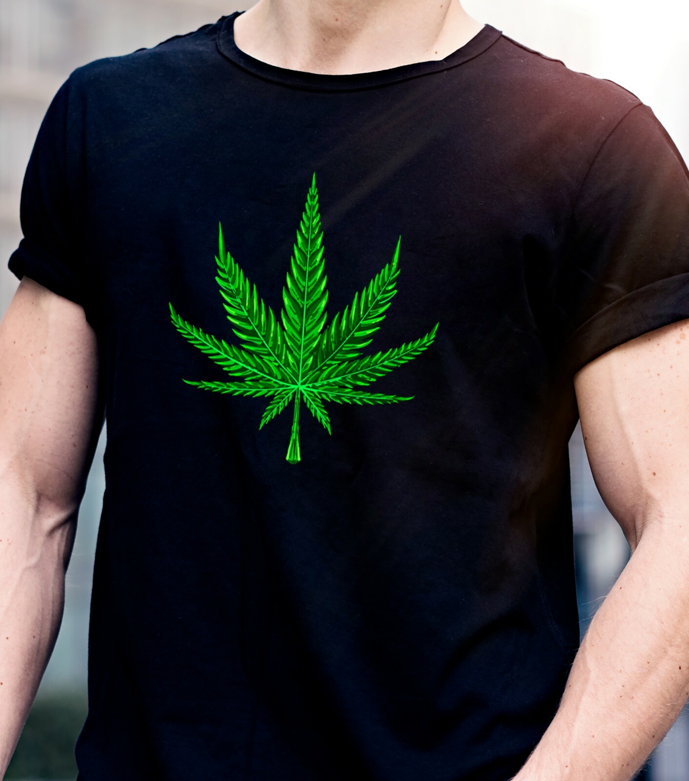 Weed Leaf THC Pot Leaf T-Shirt Weed T-Shirt Vintage T-Shirt Marijuana shirt gallery