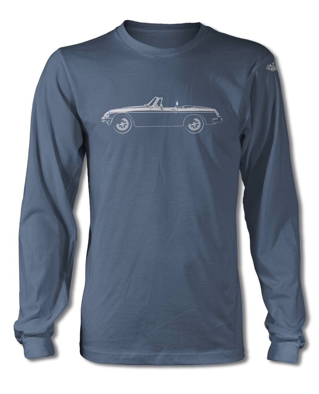 MG MGB MKIII Convertible T-Shirt - Long Sleeves - Side View gallery