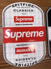 2 Rare Supreme 2021 Sample Harley Davidson Cease And Desist Spitfire Skateboard