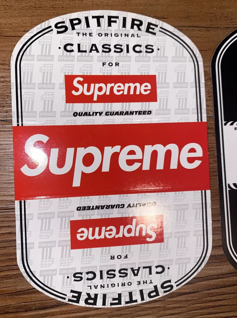 2 Rare Supreme 2021 Sample Harley Davidson Cease And Desist Spitfire Skateboard gallery
