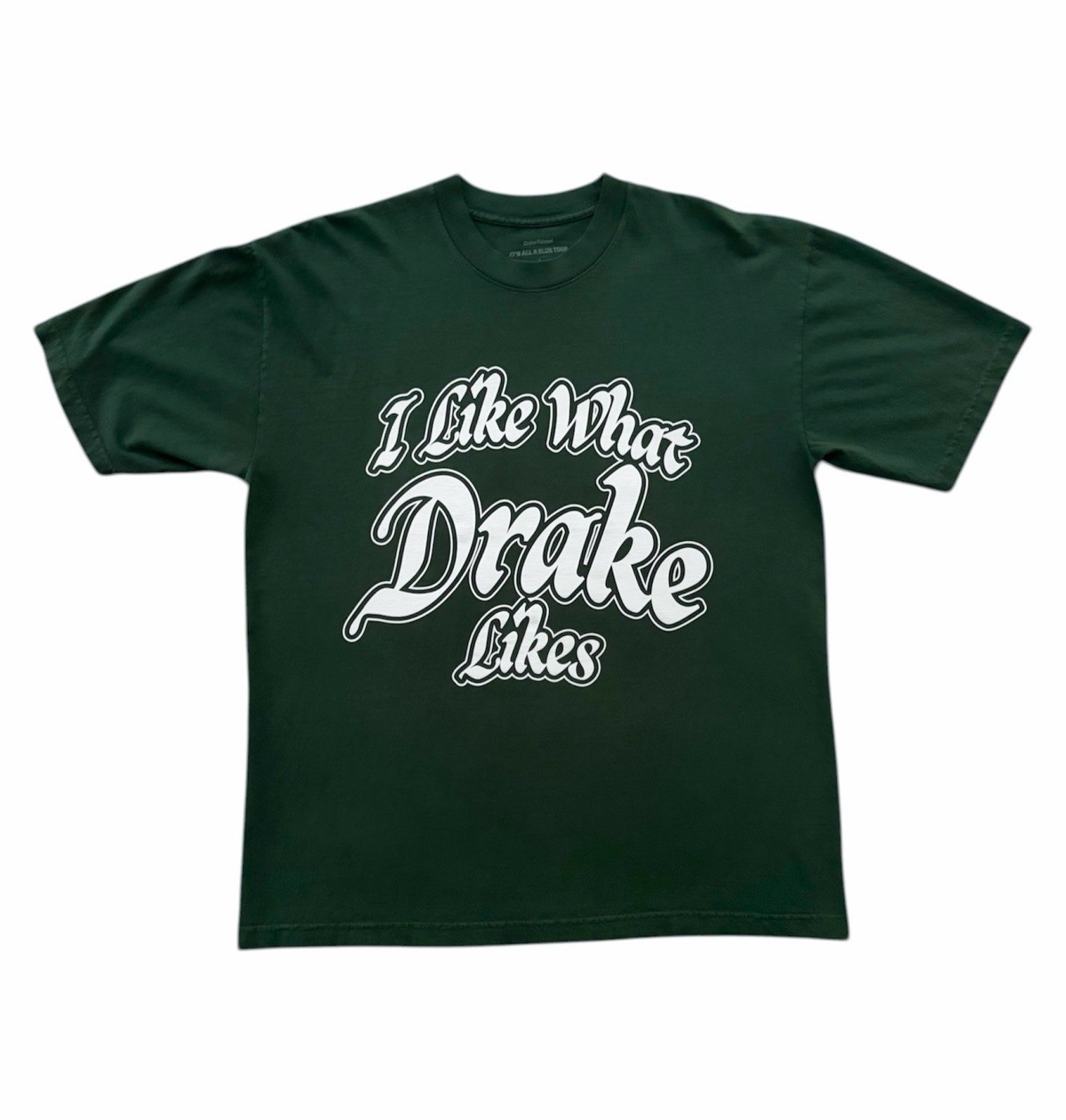 Drake Related IAAB I Like What Drake Likes Green T Shirt Mens Size Large 2023