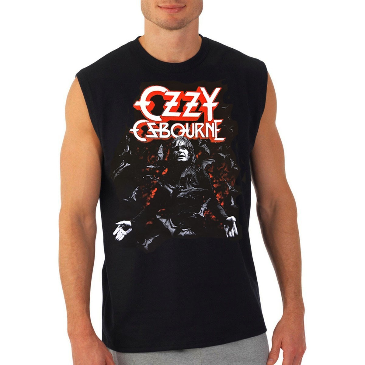 Ozzy Osbourne 1 Rock Band Men's Black Muscle Shirt gallery