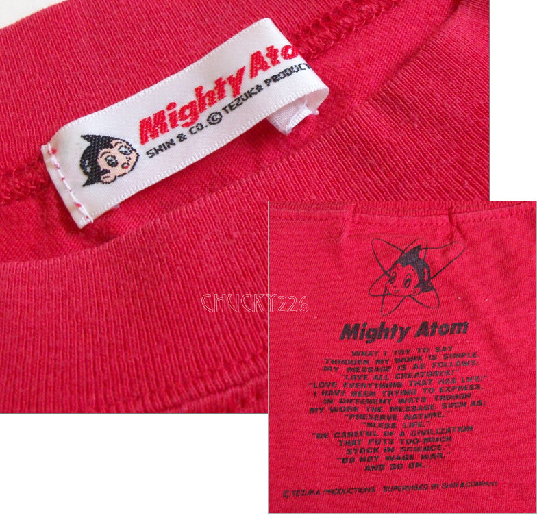 Astro Boy 鉄腕アトム Mighty Atom 90's Vintage 3D Holograph T-shirt Tezuka Pro Japan gallery