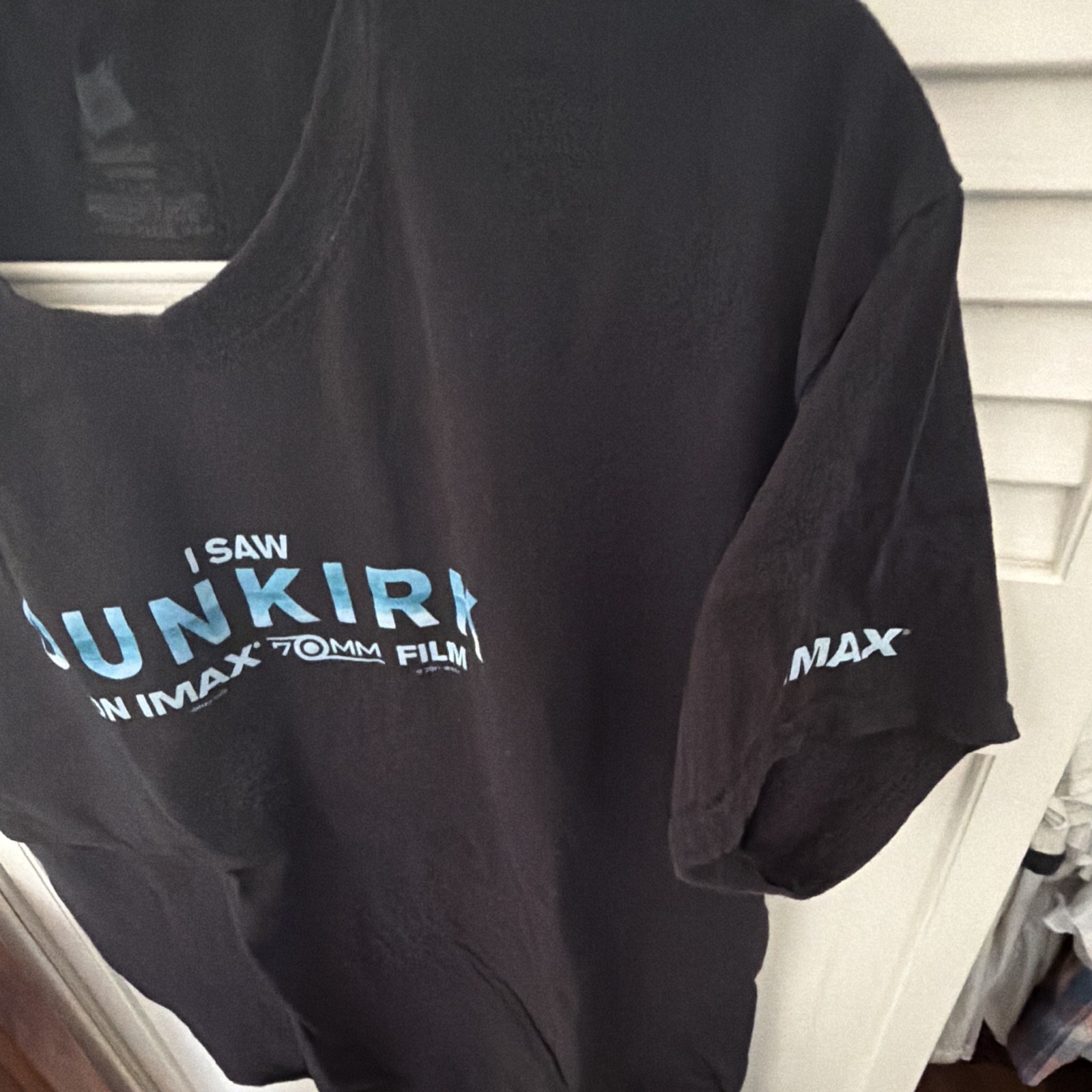 Black IMAX Dunkirk 70mm Film Men’s T-Shirt Size L Christopher Nolan Odyssey gallery