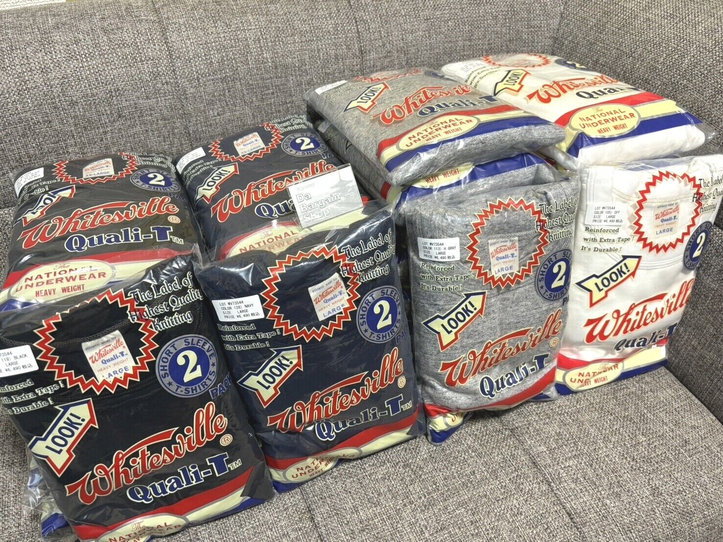 Bulk purchases great value‼【2-PACK】S-2XL WHITESVILLE T-SHIRT WV73544 Toyo acs gallery