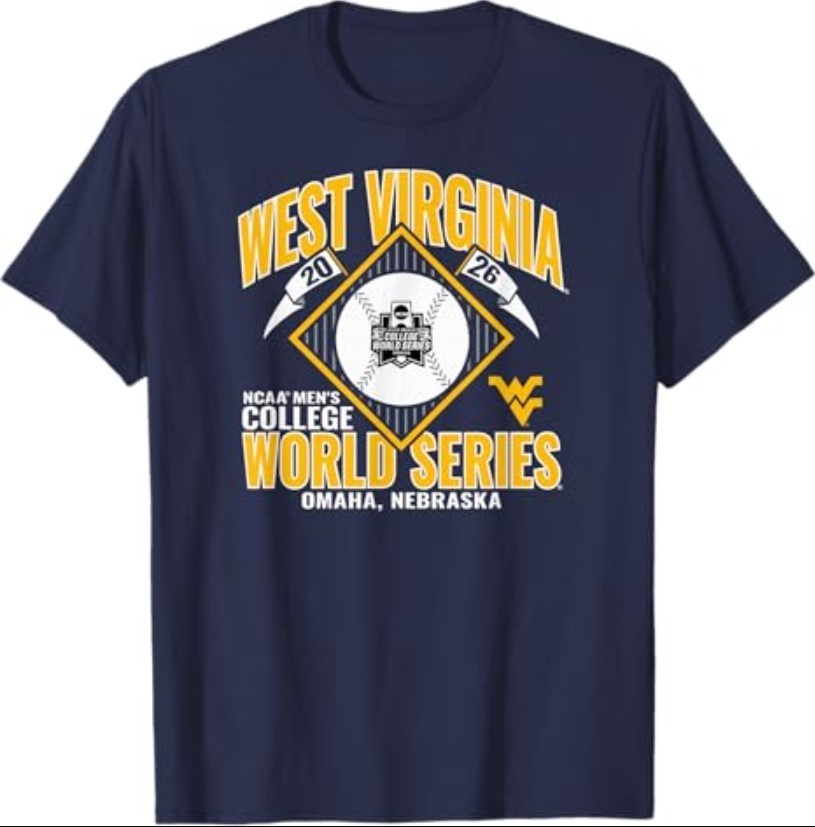 West Virginia Mountaineers College World Series 2026 CWS T-Shirt gallery