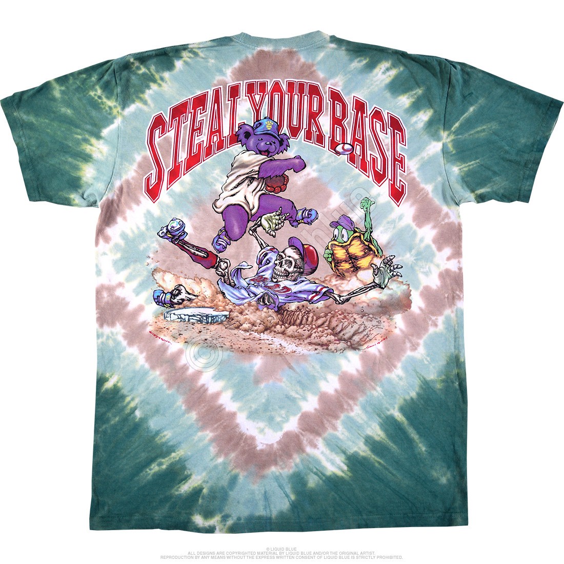 Grateful Dead Spring Training Tie-Dye T-Shirt Liquid Blue gallery