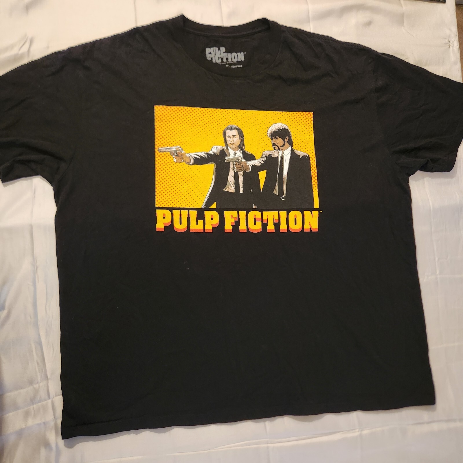 Pulp Fiction Shirt Men 2XL Jules Vince Goodie two sleeves T Shirt Graphic Movies