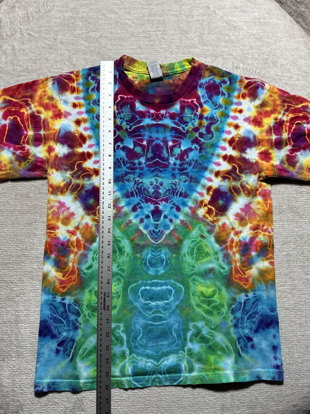 Gildan Hammer Shirt Mens Medium Multicolor Tie Dye Psychedelic Graphic gallery