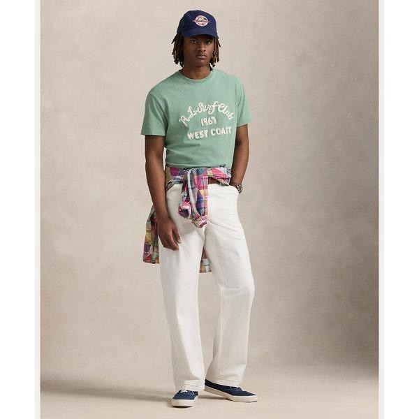 Polo Ralph Lauren Faded Mint R.L. SURF CLUB 1967 WEST COAST Short Sleeve T Shirt gallery