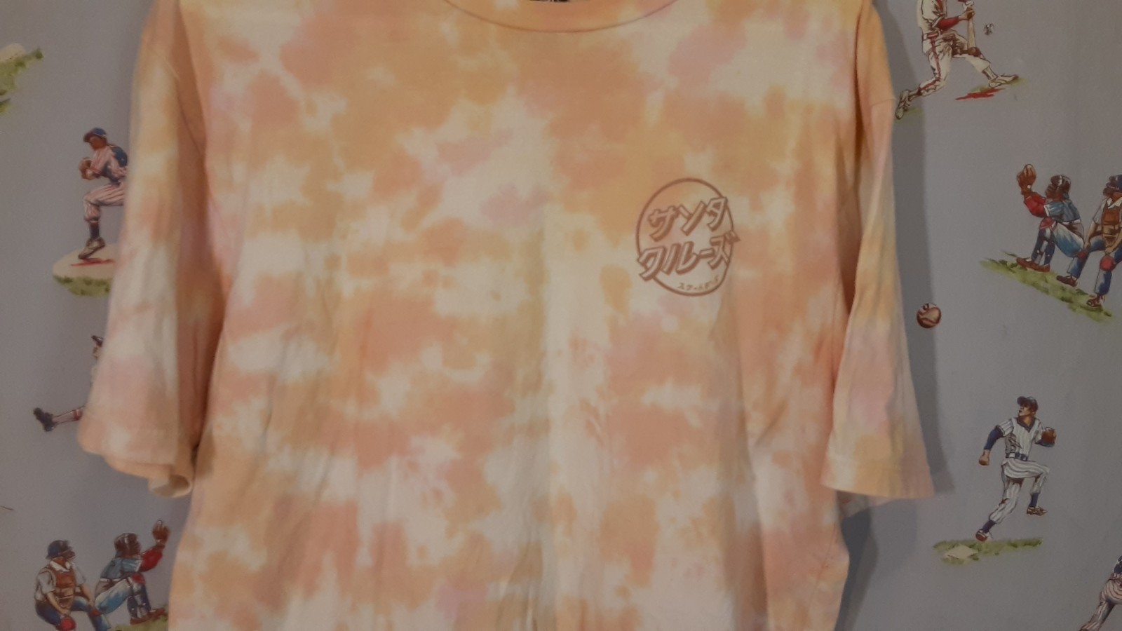 🛹 Santa Cruz Tie-Dye Dot Graphic T-Shirt See Measurements Skate Surf gallery