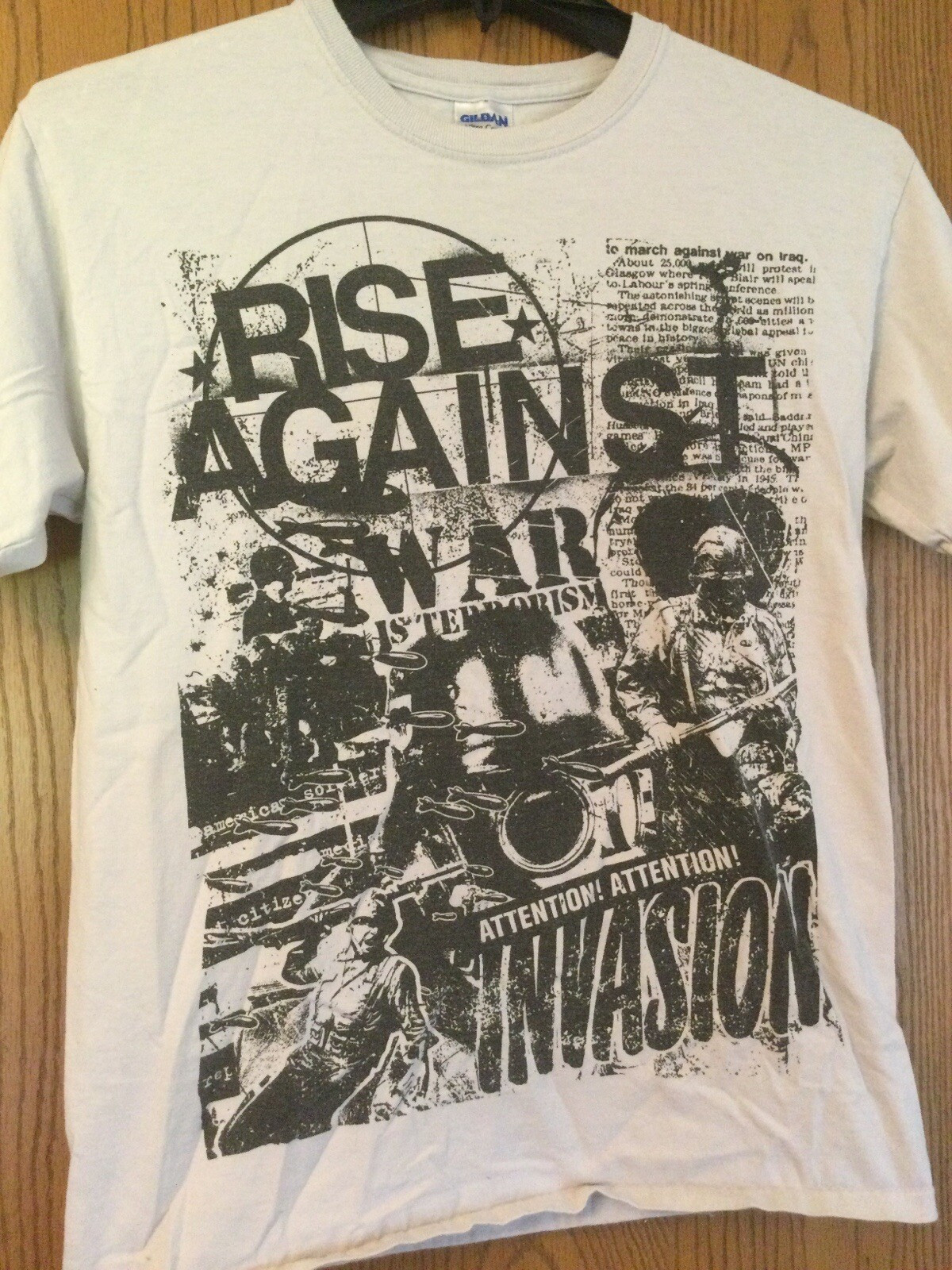 New Reprinted - Rise Against Cotton White Shirt For Men and Women S-5XL ST351 gallery