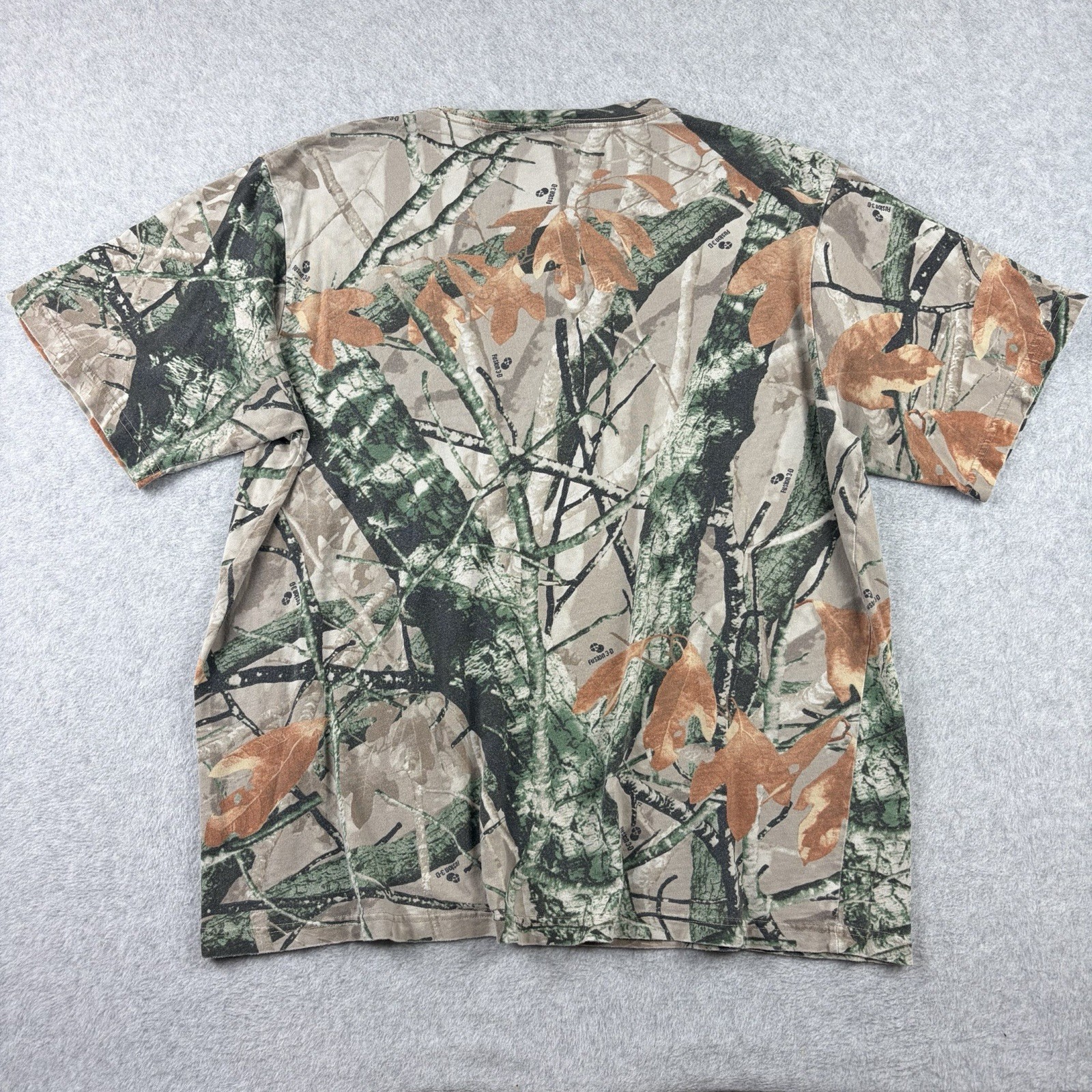 Outfitters Ridge Camo T Shirt Mens XL Fusion 3D Short Sleeve Pocket Outdoor Hunt gallery