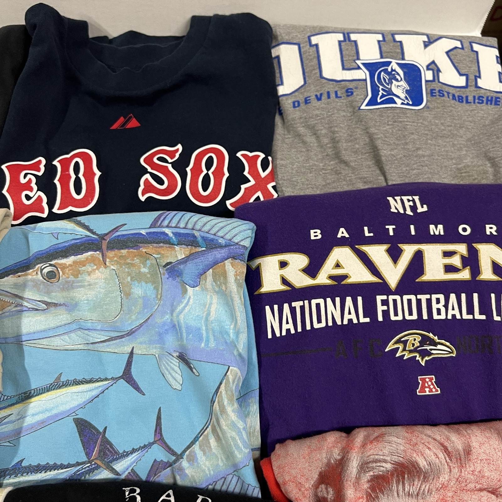 16 Tees Graphic T Shirt Lot Mix Modern Joblot For DIY Craft Upcycle Tie Dye Etc. gallery