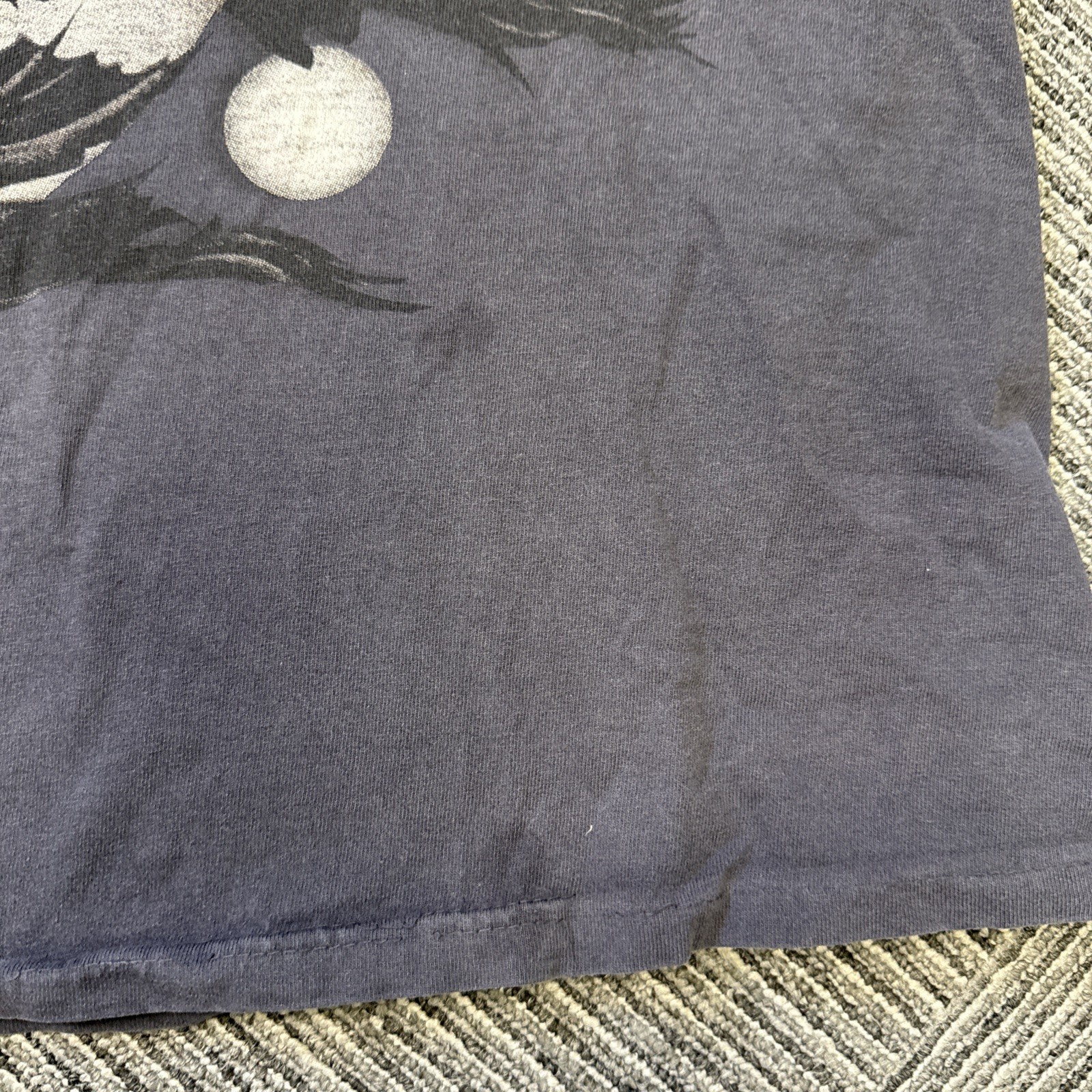 Vintage The Mountain Moon Fairy T-shirt Men's XL Faded Pixie Fairy On The Moon gallery