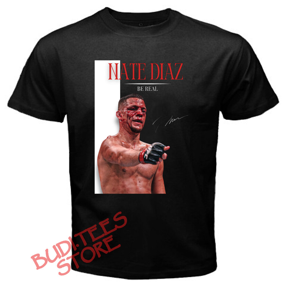 Nate Diaz 209 Stockton American MMA Fighter Men’s Black T-Shirt Size S-5XL