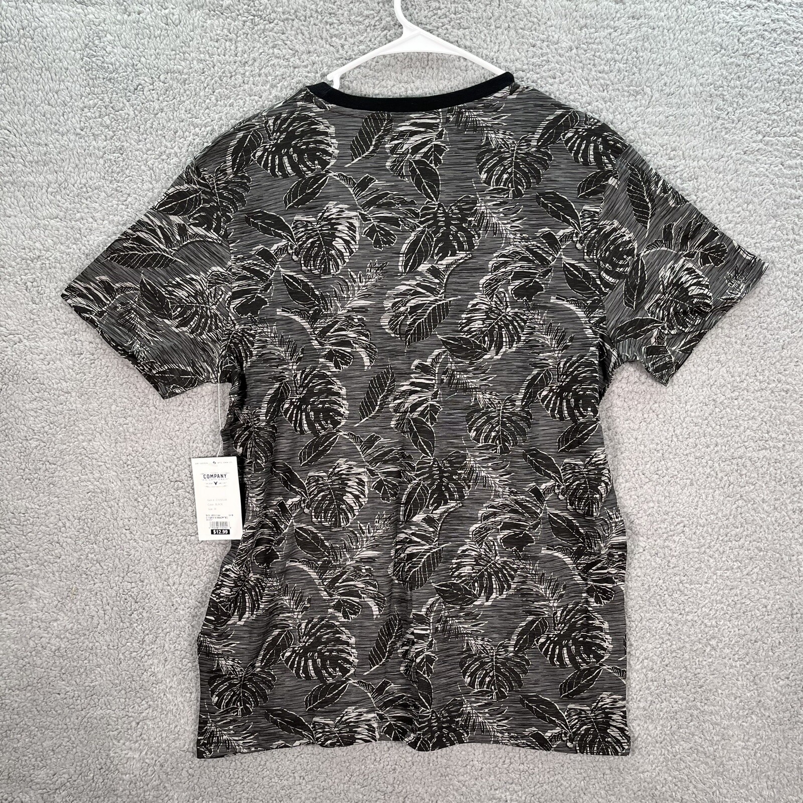 Trademark Company 81 Shirt Adult Medium Gray Black Preppy Casual Aloha Beach gallery