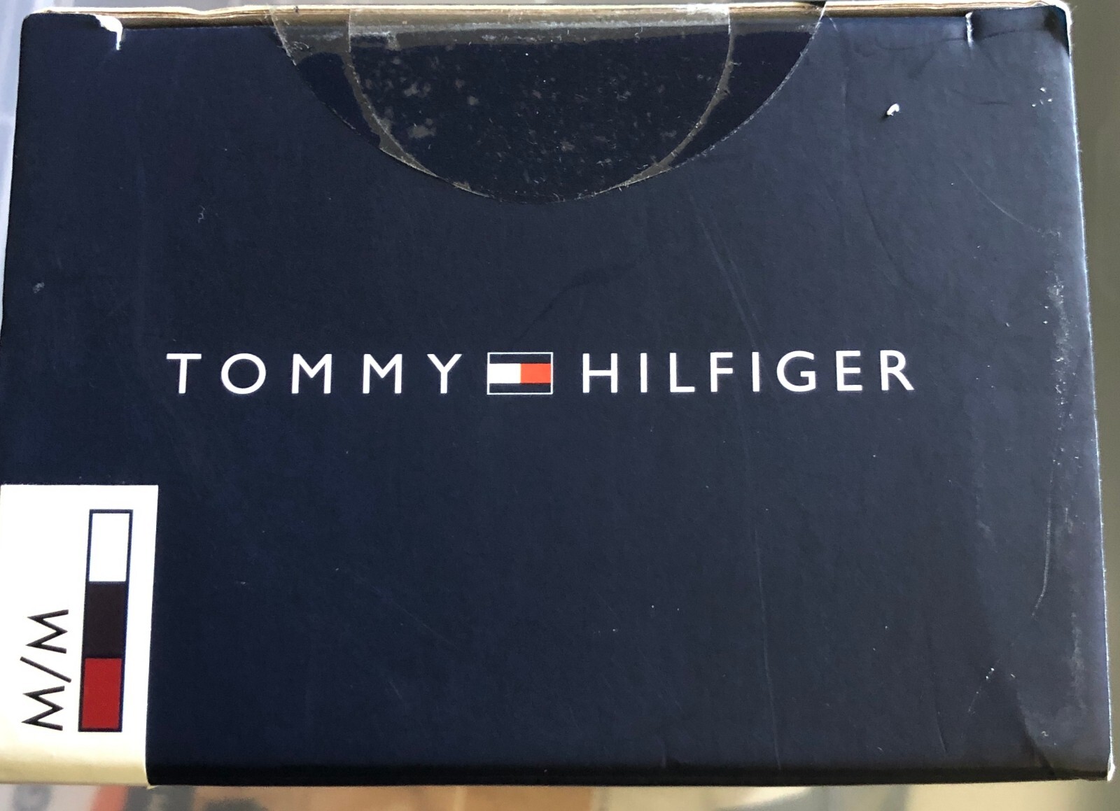 Tommy Hilfiger Men's 3 Pack T Shirts M Cotton Classics V-Neck Red White Blue gallery