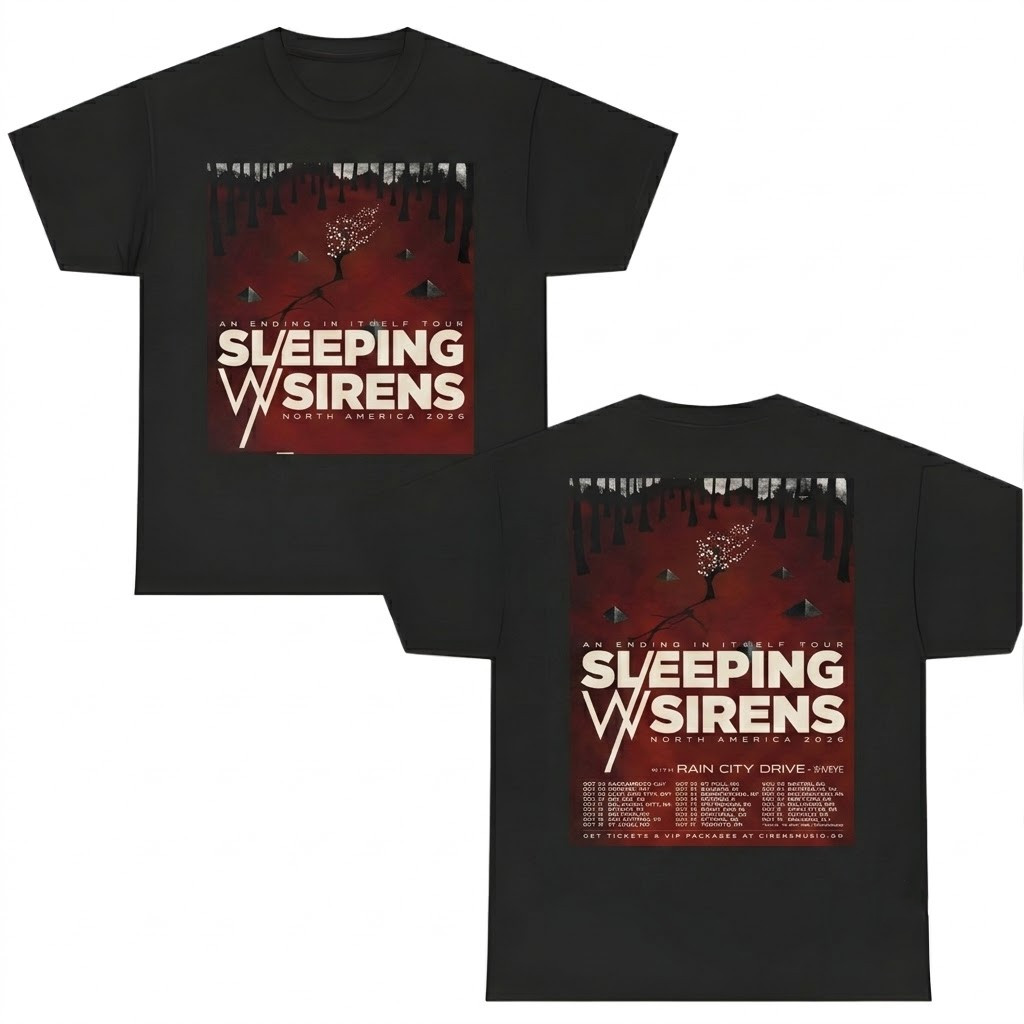 Sleeping With Sirens 2026 Tour T-Shirt Unisex Cotton All Sizes CB0931 gallery