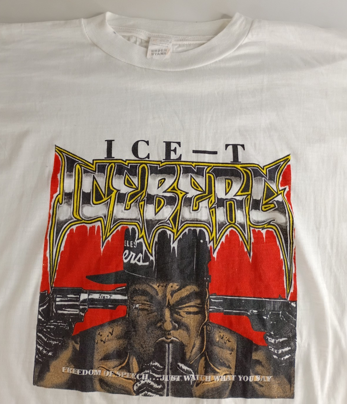 Ice-t Iceberg promo T-shirt 1989 XL rap tee vintage body count single stitch