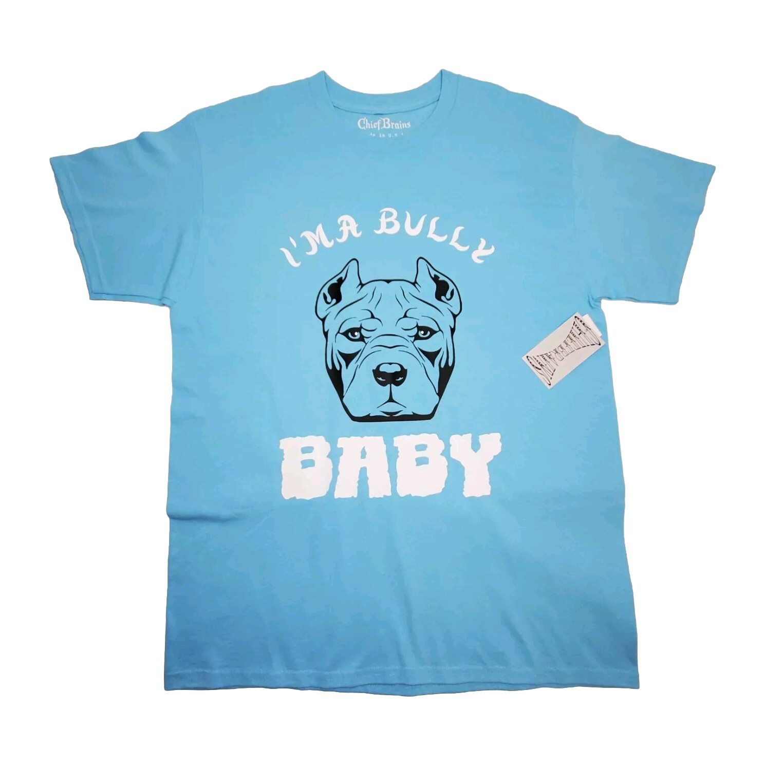ChiefBrains Apparel Limited Edition Pitbull Bully Baby T Shirt Mens Cotton New gallery