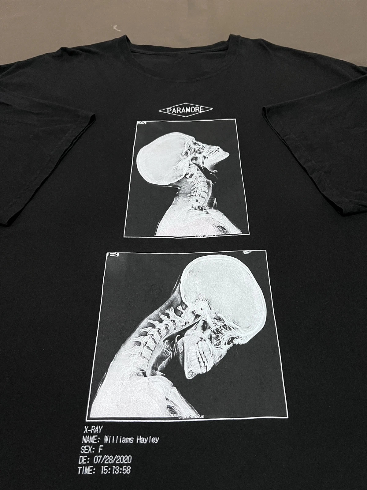 2023 PARAMORE Tour X-RAY Hayley Williams Unisex Cotton T-shirt All Sizes