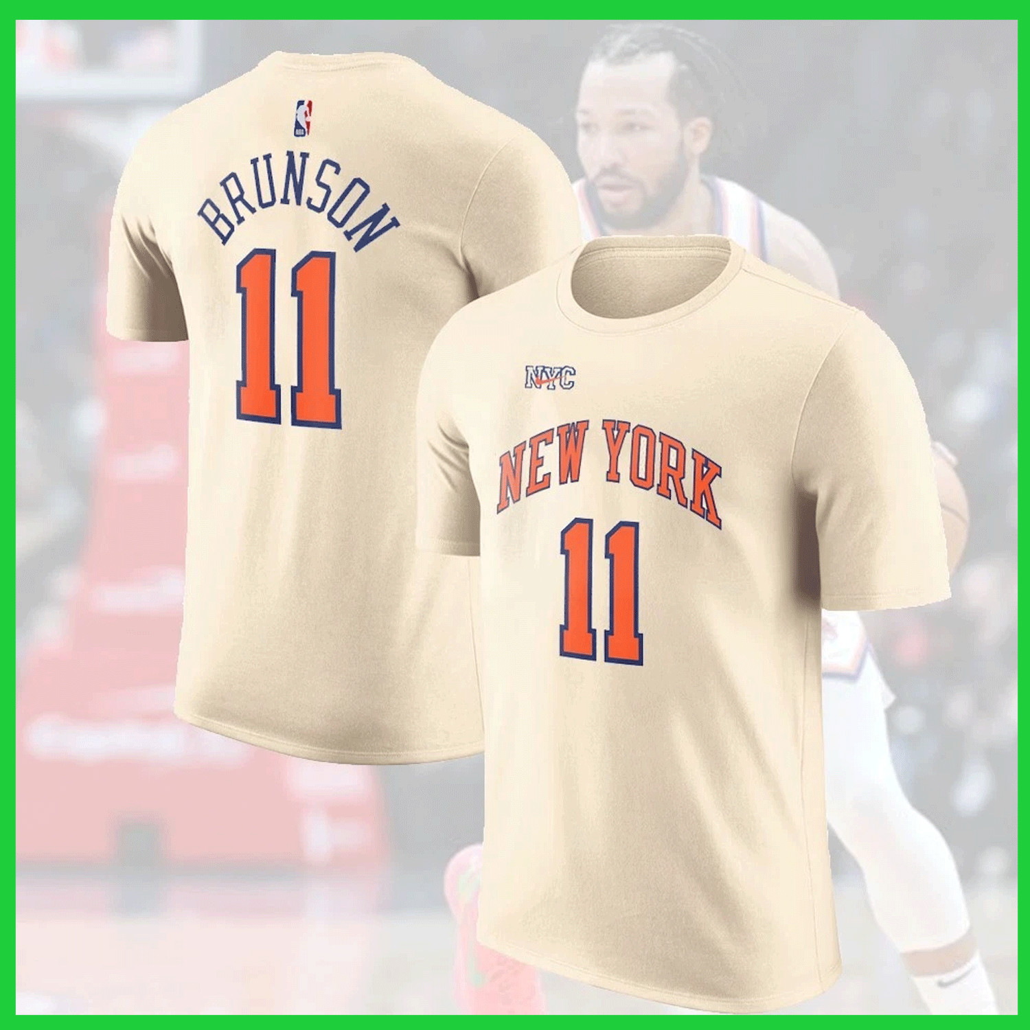 HOT - Jalen #11 Brunson New York Team 2026 Player Name & Number S-3XL For Fans gallery