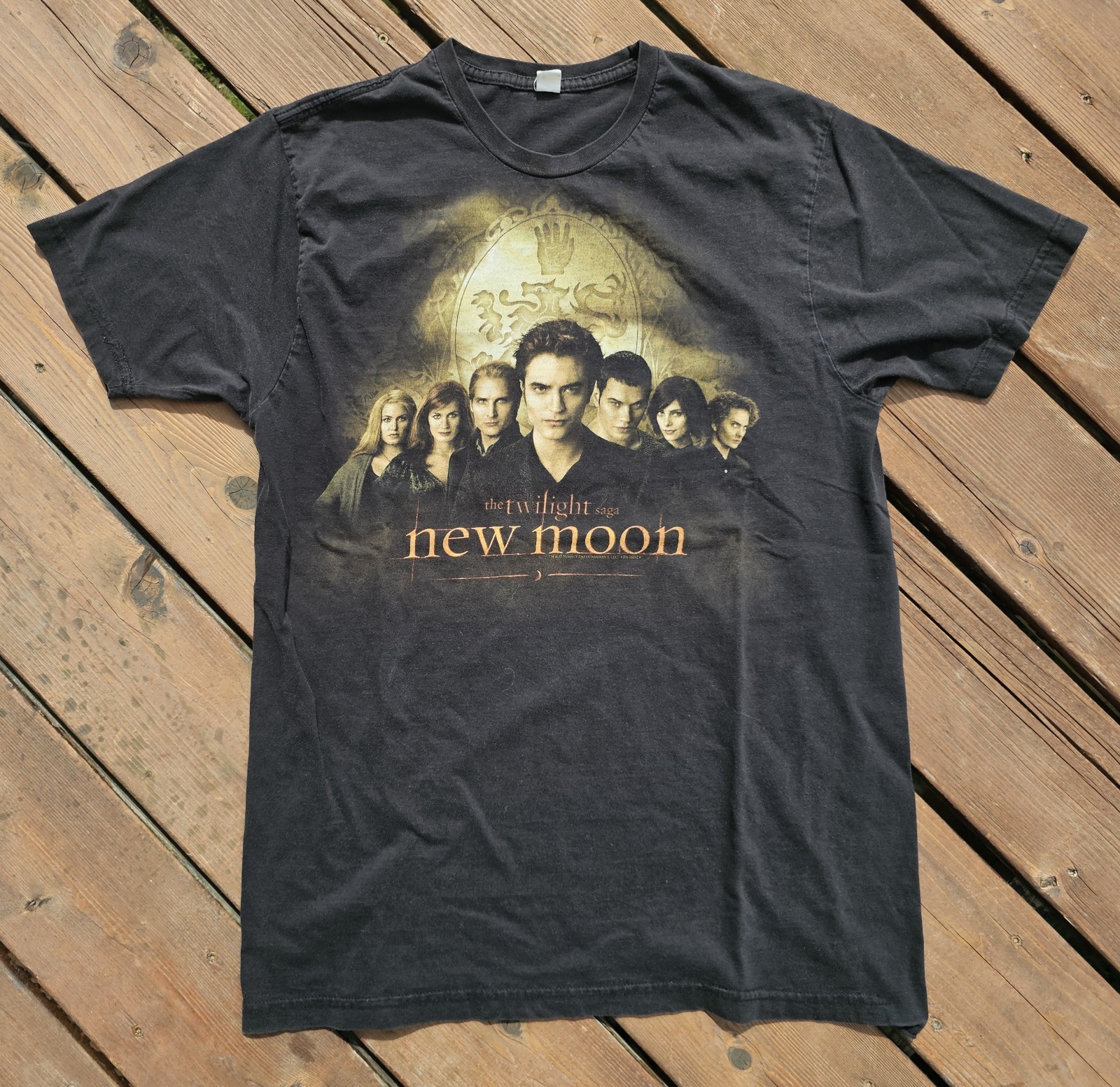 Rare Vintage The Twilight Saga New Moon 2009 Film Promo T Shirt 2000s Pattinson