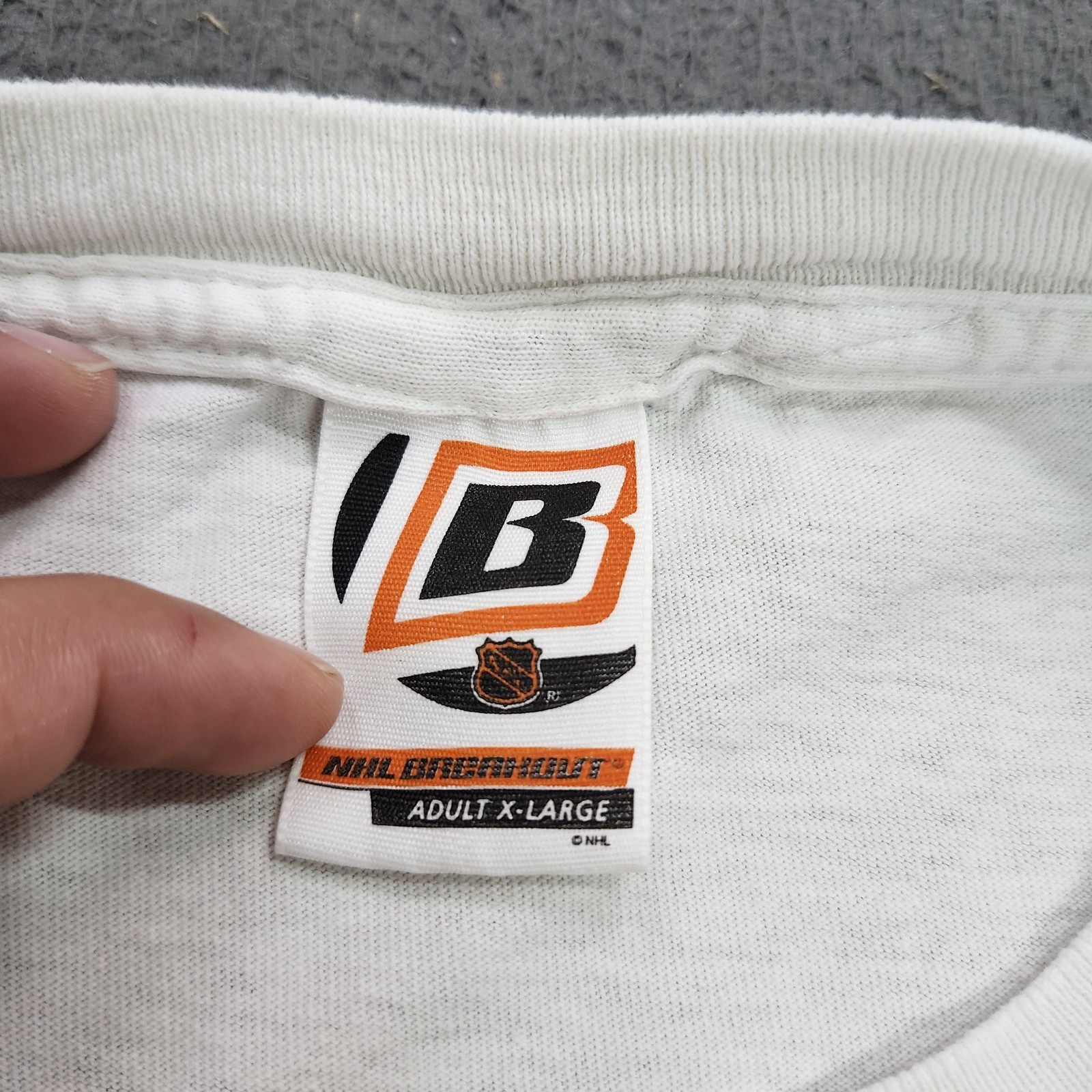 Vintage NHL Breakout 2000 Be Hockey Tour T-Shirt White Mens XL Graphic Tee gallery