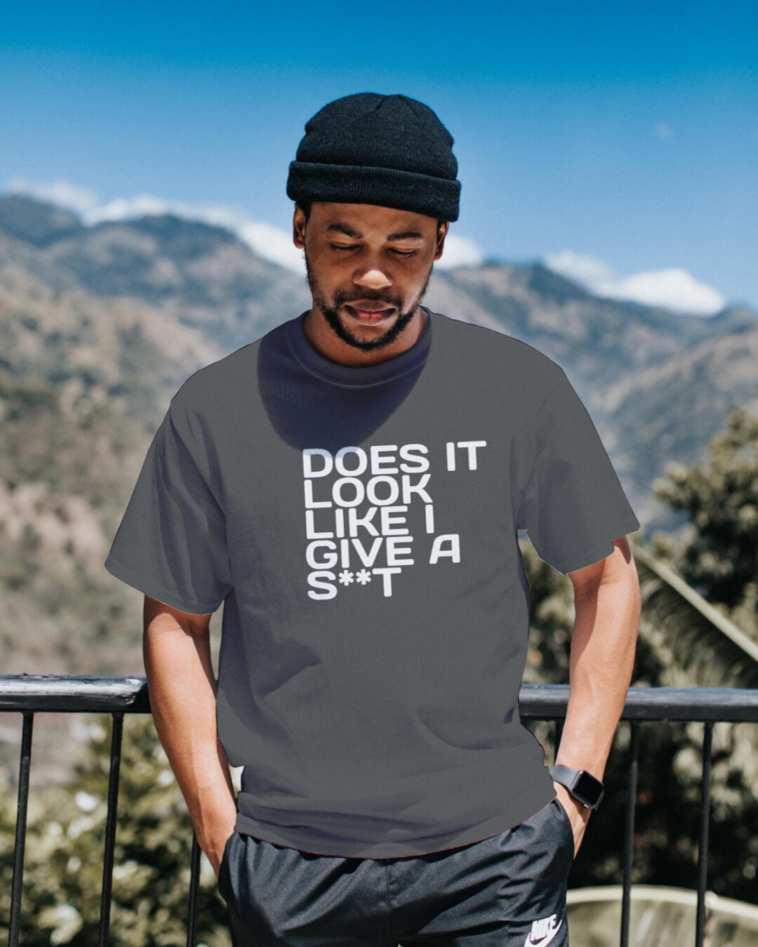 Men's Does It Look Like T-shirt 100% Cotton Regular Size Perfect Gift Novelty gallery