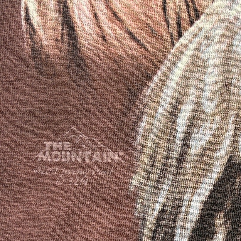 The Mountain Size 2XL T-Shirt Jeremy Paul Multiple Owls Graphic Art 2011 Brown gallery