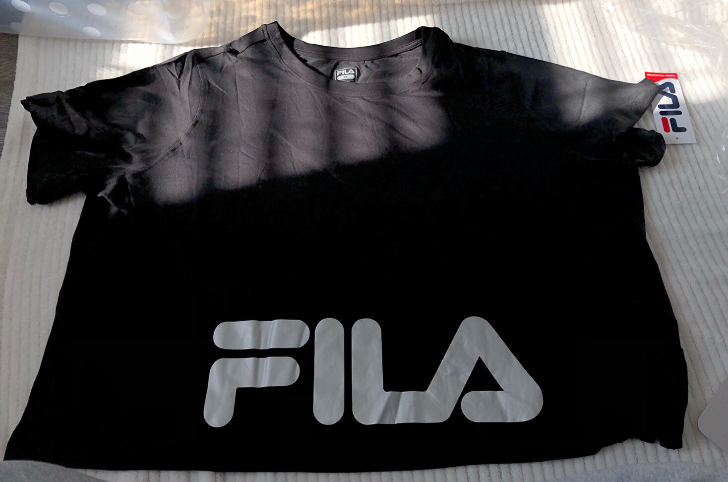 SELECT SIZE- Fila Key Player Crew Shirt – Black