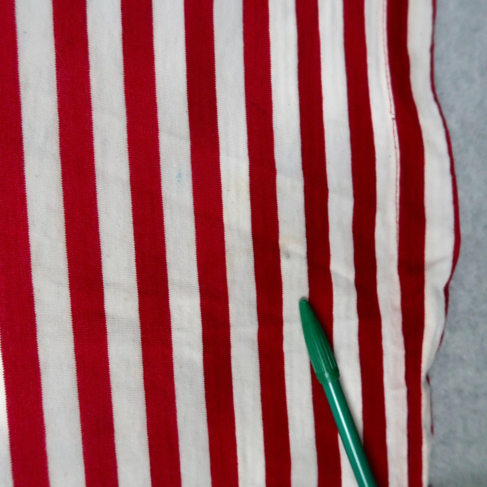 Vintage 90s Calvin Klein Sport Striped T Shirt Size S Small Red Mock Neck USA gallery