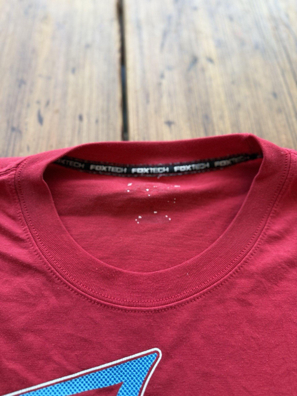 Fox Racing Heritage FoxTech Tee Mens Size L Premium Fit Deep Red Motocross gallery