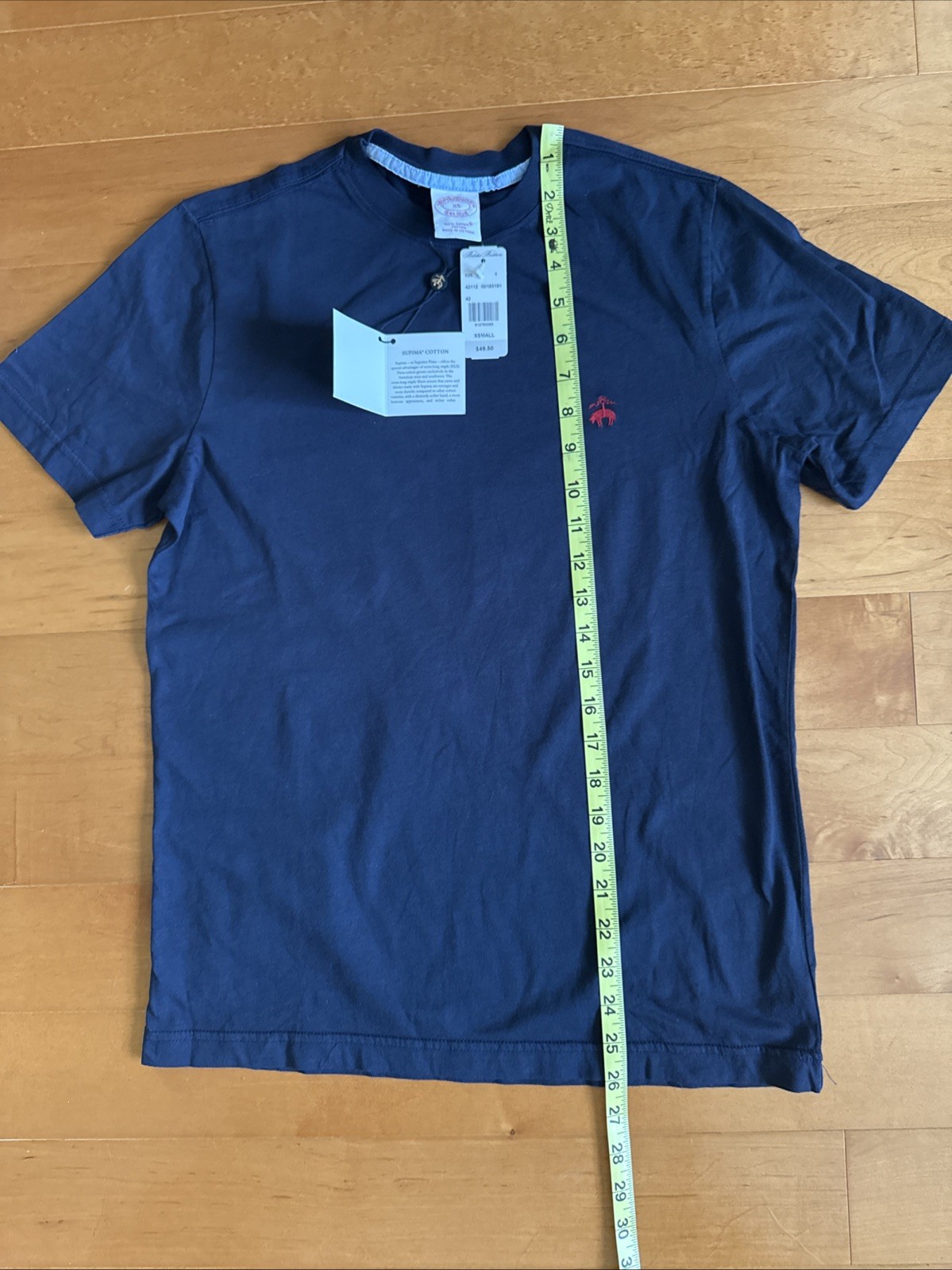 Brooks Brothers NWT Navy XS T-shirt Supima Cotton gallery