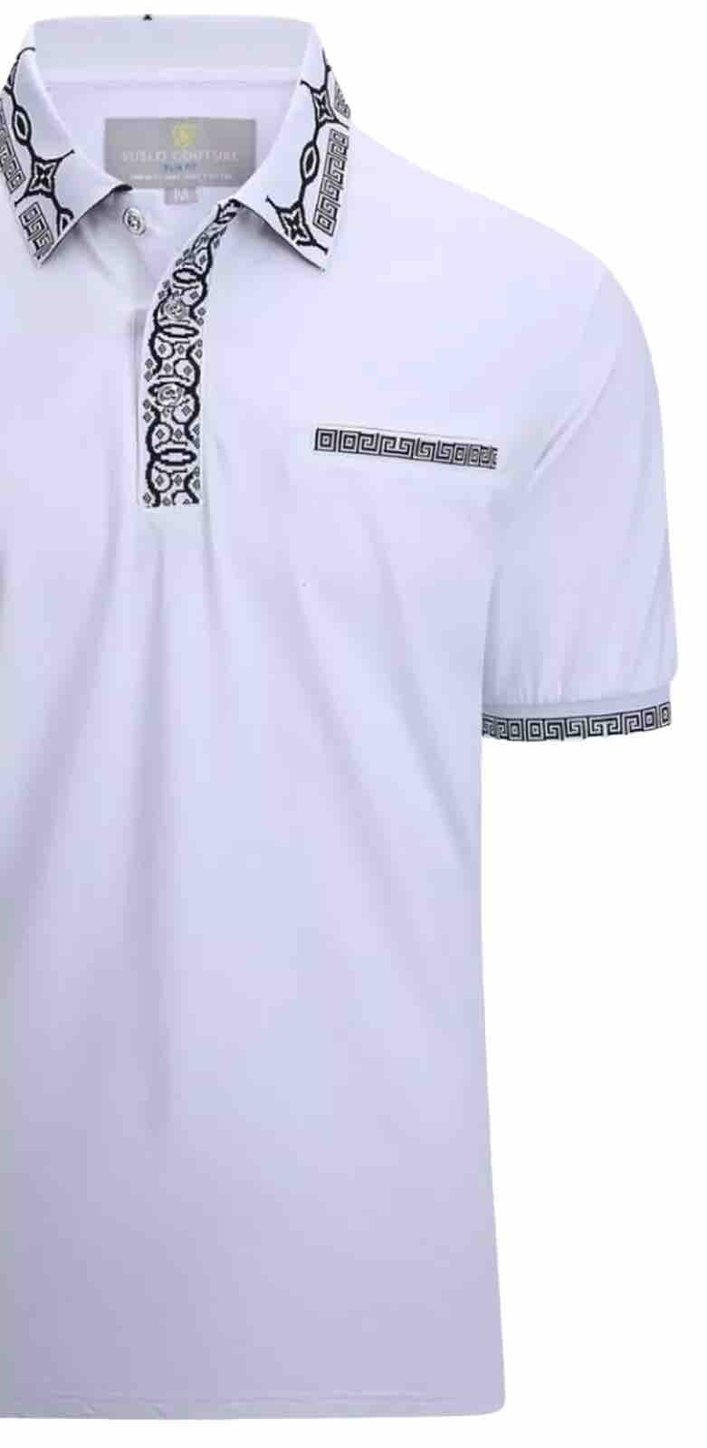 Men's Luxurious Fine Cotton Polo Shirt,Italian Style,Stretch M to 3XL…..A6.A gallery