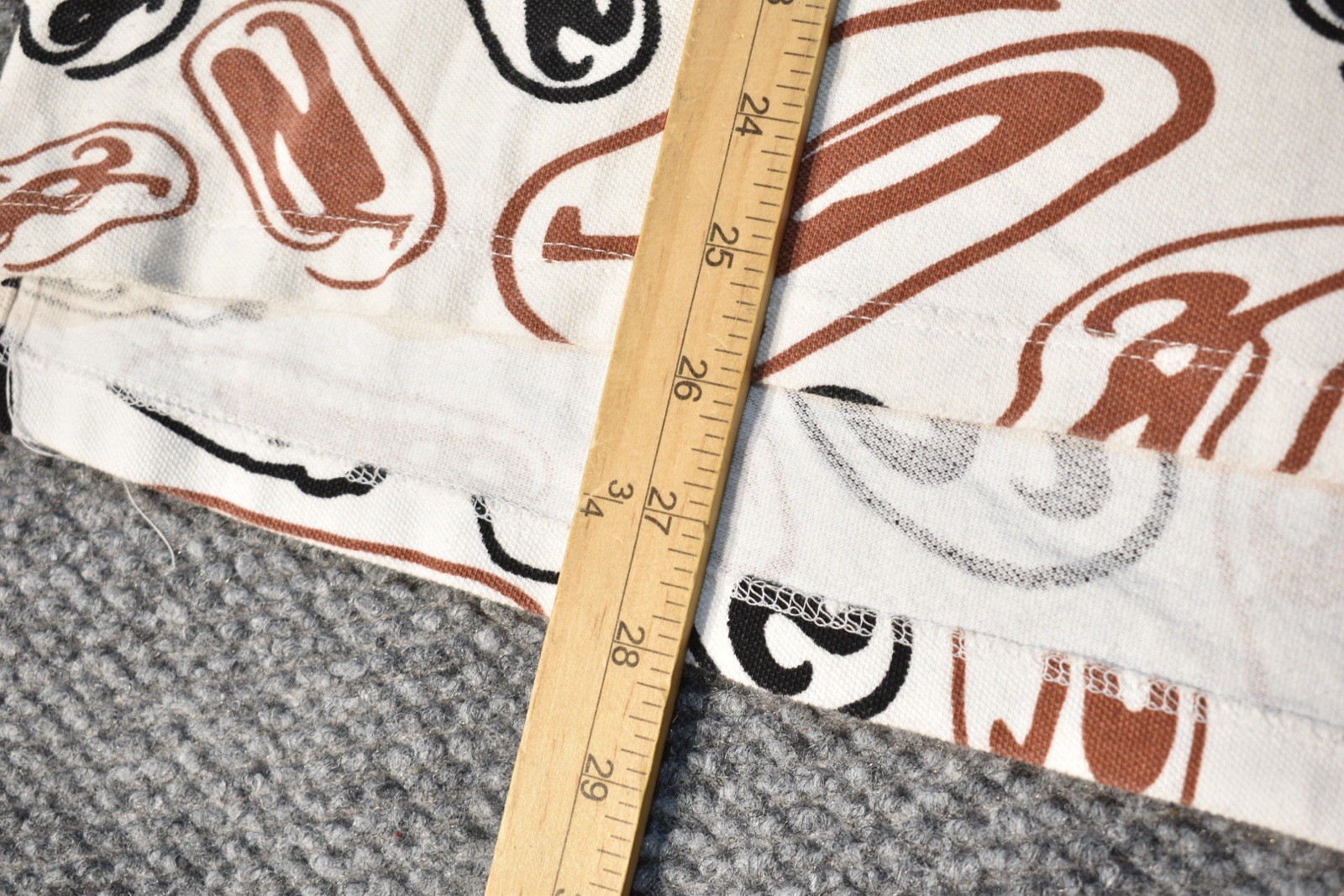 Richardson Abstract Polo White Black Brown S/S | Size XL | Streetwear USA gallery