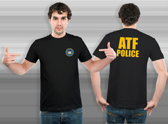 ATF And Explosive Police – Custom Men’s 2 Side T-Shirt Tee USA Size S to 3XL
