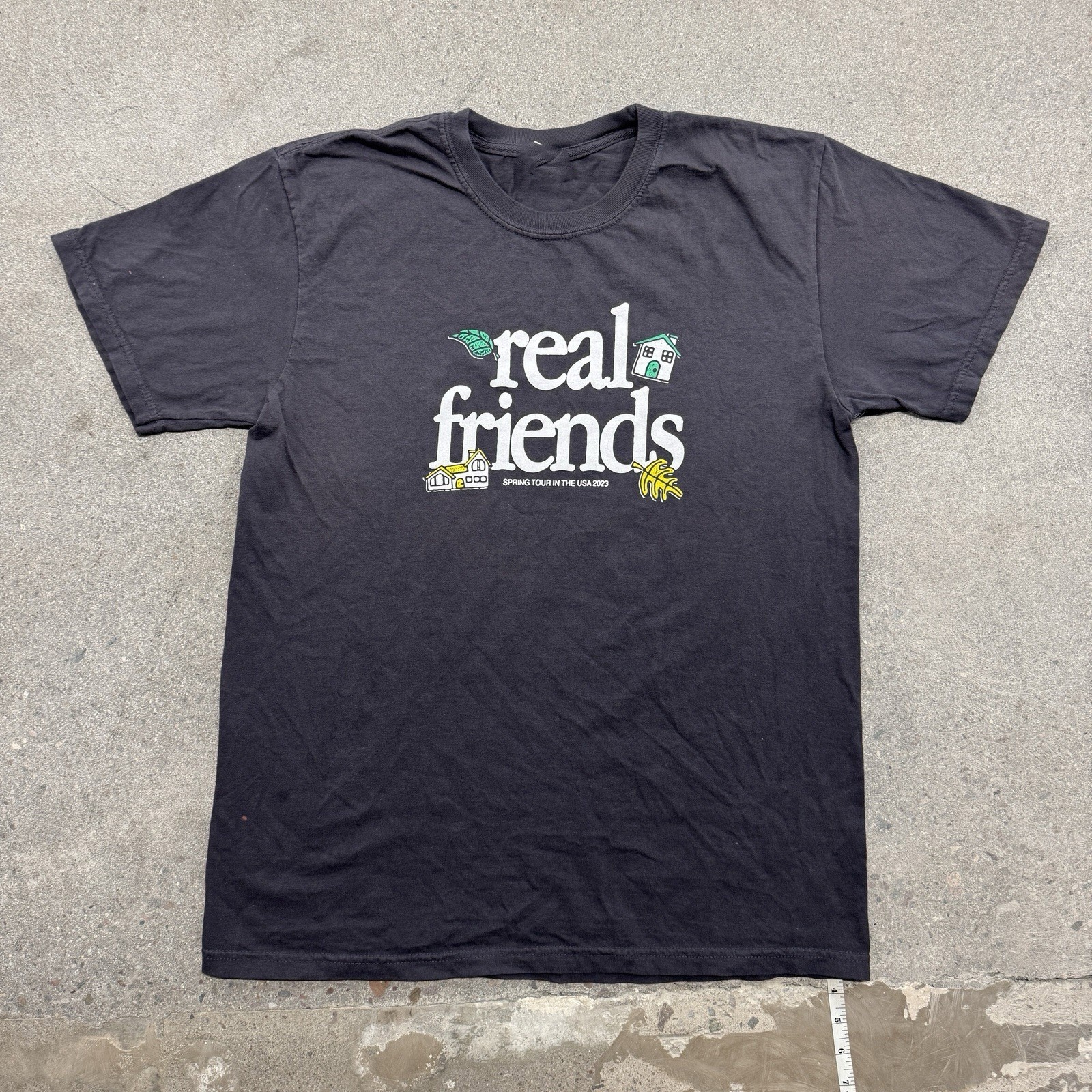 Real Friends 2023 Spring Tour Unisex Cotton All SIze S to 5XL T-shirt BT1428 gallery