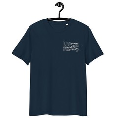 American flag with bald eagle Unisex Organic Cotton Creator 2.0 T-Shirt