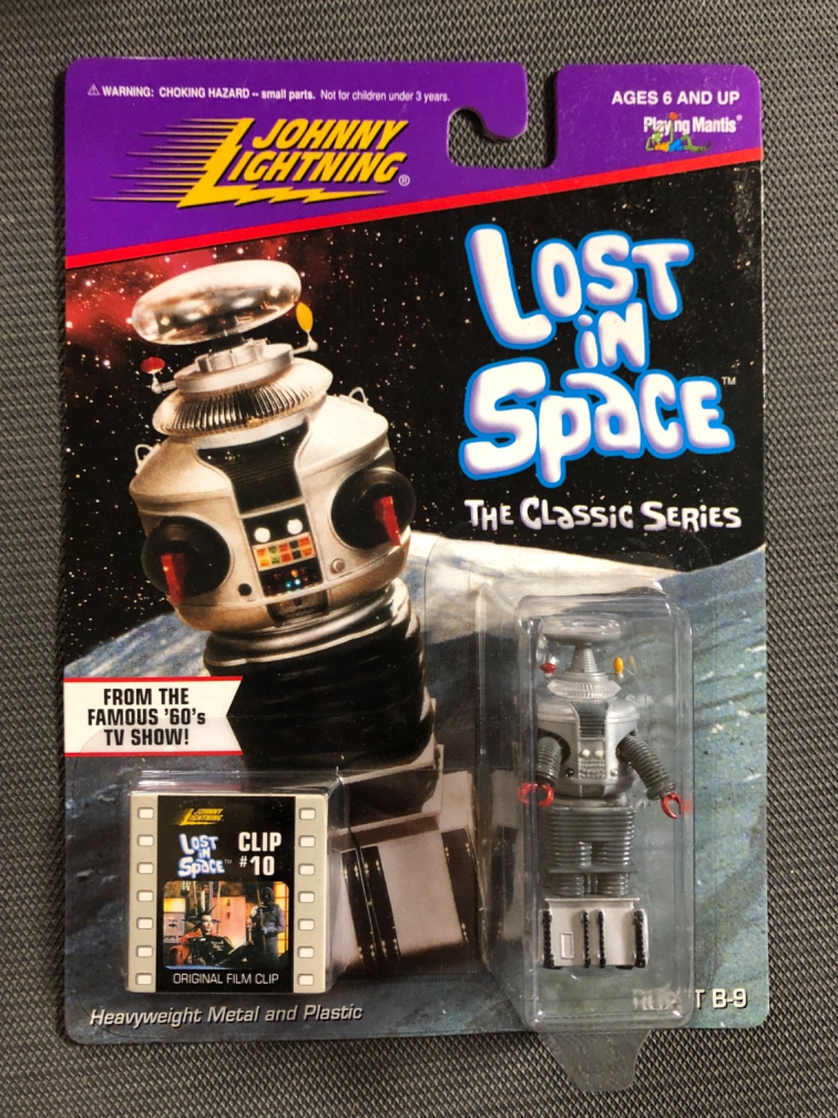 Johnny Lightning Lost in Space Robot B-9 with Film Clip #10 Sealed 1998