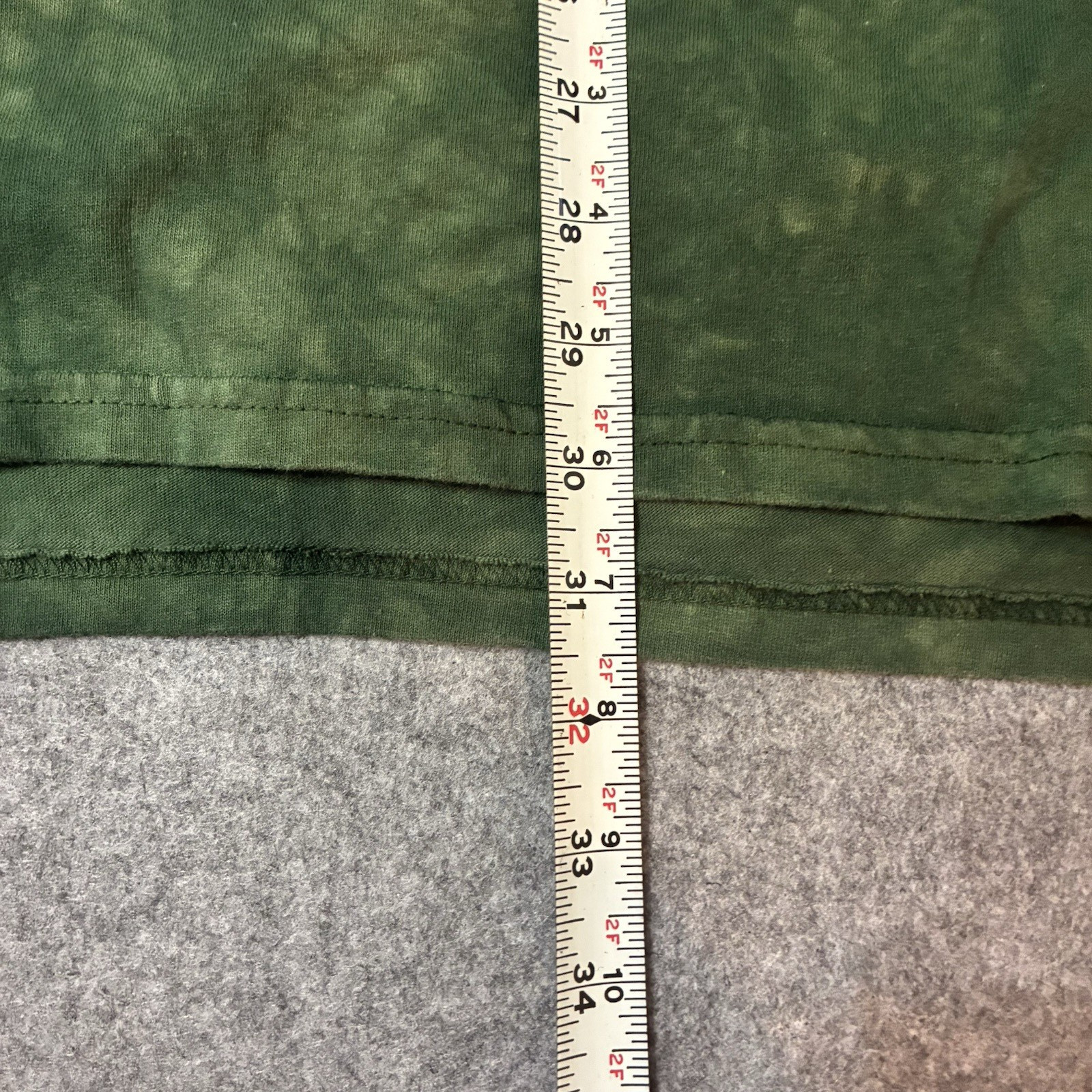 Vintage Y2K The Mountain Mens XL Tie Dye Muskie Fishing Shirt Green Nature Musky gallery