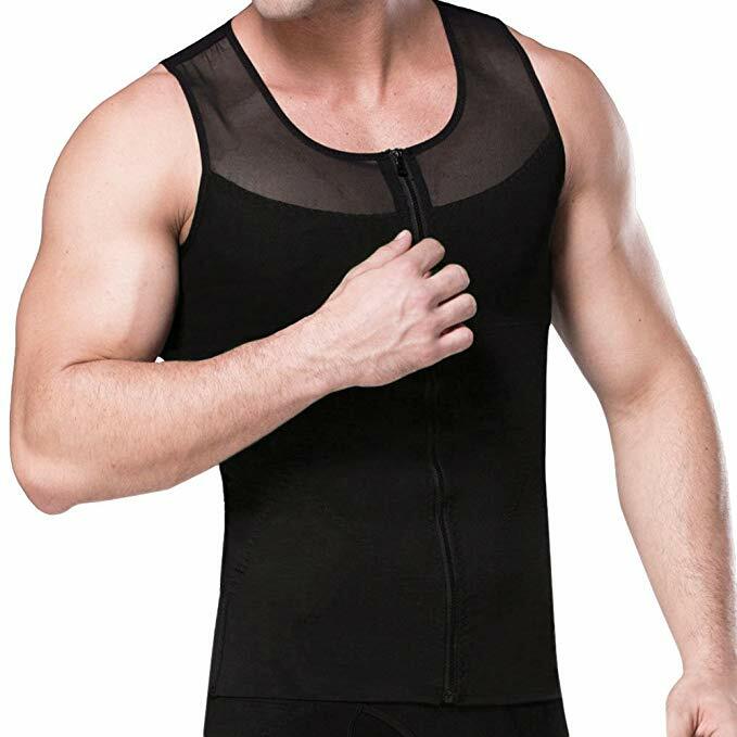 Men Gynecomastia Pre-Surgical Post-Surgical Chest Binder Vest Slimming Shapewear gallery