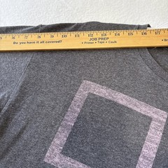 Playstation Gamer Controller Button Logo Short Sleeve T-Shirt Gray XL