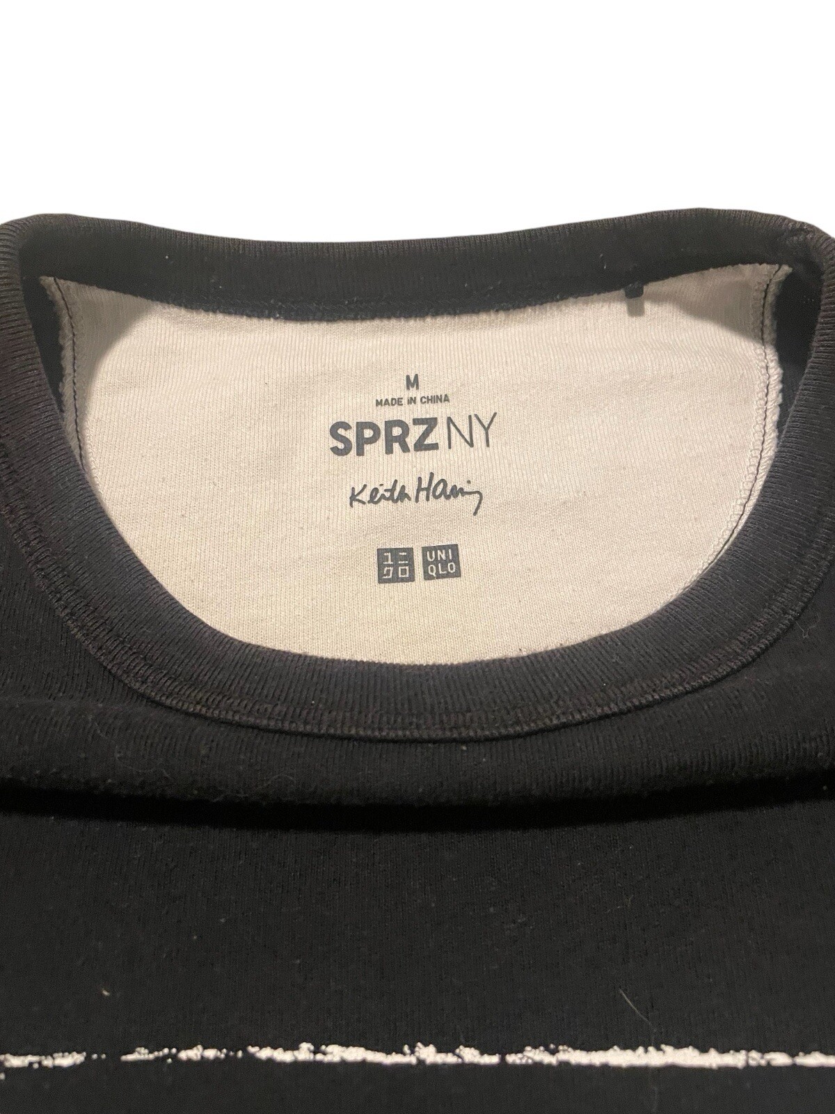 Uniqlo Mens Medium Black SPRZ NY MoMA Special Edition Keith Haring T-Shirt gallery